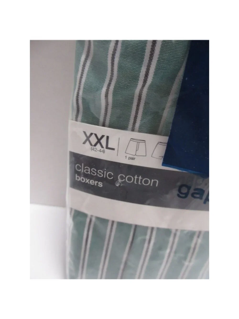 VTG Gap Underwear XXL Boxer Shorts Striped Classic Y2K Deadstock NEW